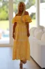 Dayflower Maxi Dress - Yellow and White sold by Hazel & Olive