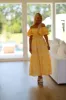 Dayflower Maxi Dress - Yellow and White sold by Hazel & Olive