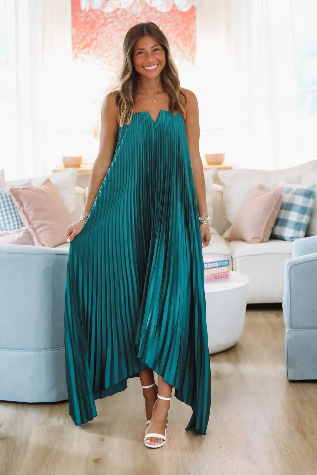 Moonlight Maxi Dress - Green sold by Hazel & Olive product image thumbnail 2