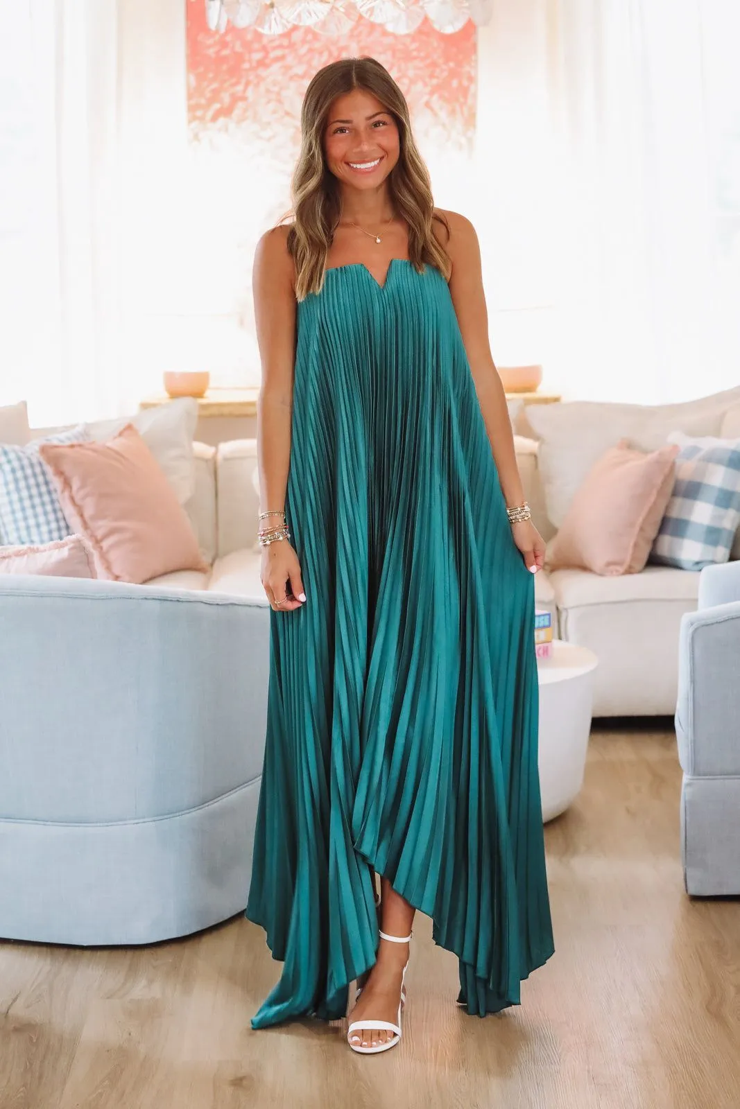 Moonlight Maxi Dress - Green sold by Hazel & Olive product image thumbnail 3