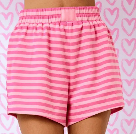 Blueberry Scones Lounge Shorts - Pink and Light Pink sold by Hazel & Olive product image thumbnail 4