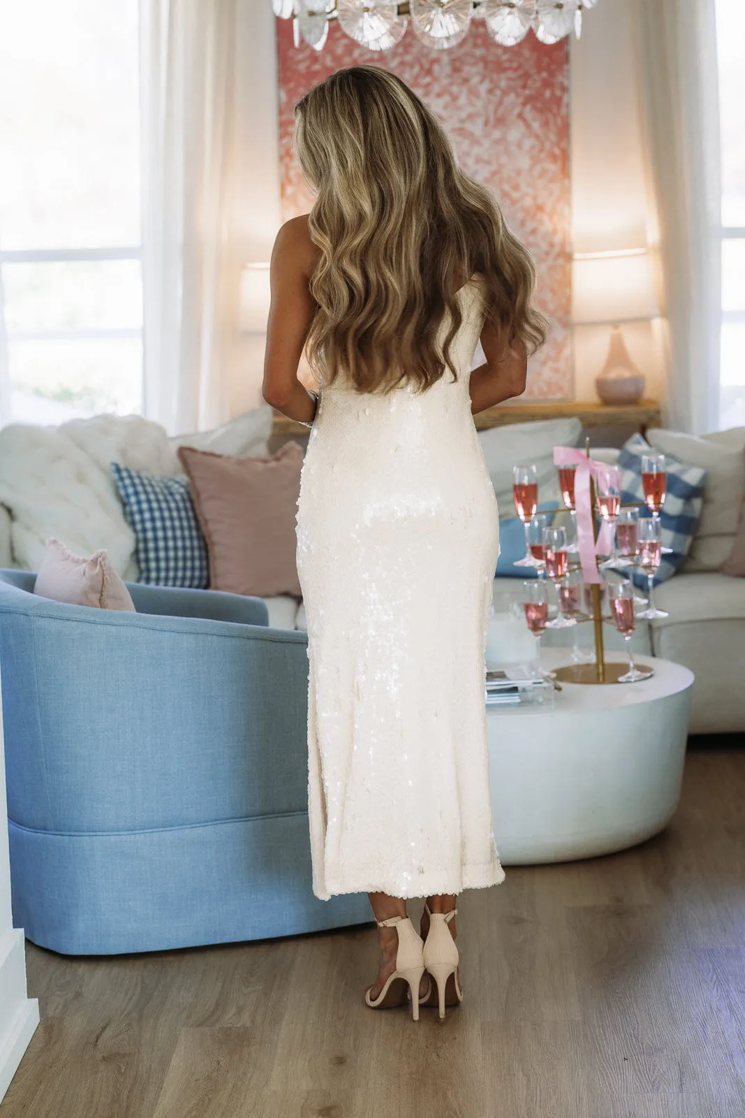 Tease The Night Maxi Dress - Creamy Ivory sold by Hazel & Olive product image thumbnail 5