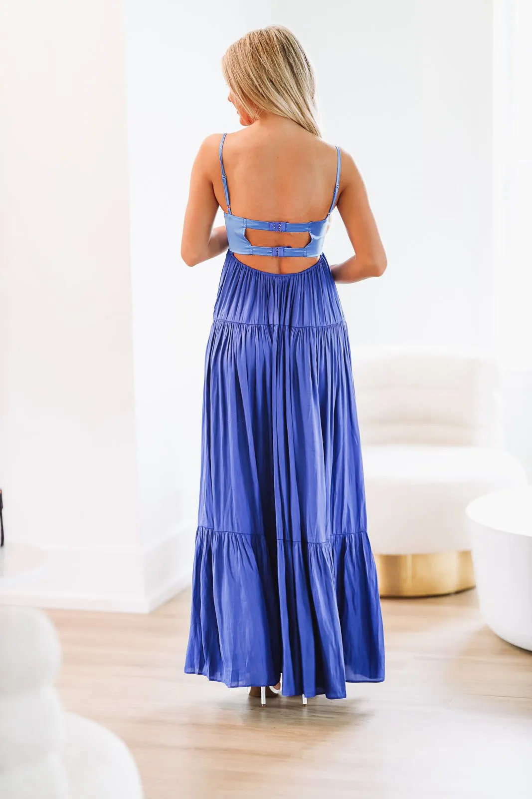 Caviar Dreams Maxi Dress - Blue sold by Hazel & Olive product image thumbnail 3