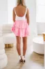 He Loves Me Mini Skirt - Pink sold by Hazel & Olive