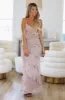 Keeping Up Metallic Maxi Gown - Lavender sold by Hazel & Olive
