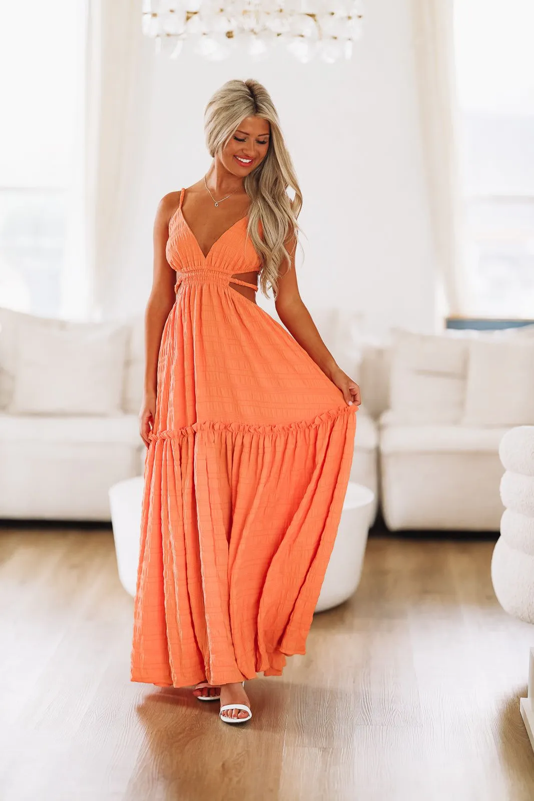 Summer Summer Time Maxi Dress - Orange sold by Hazel & Olive product image thumbnail 3