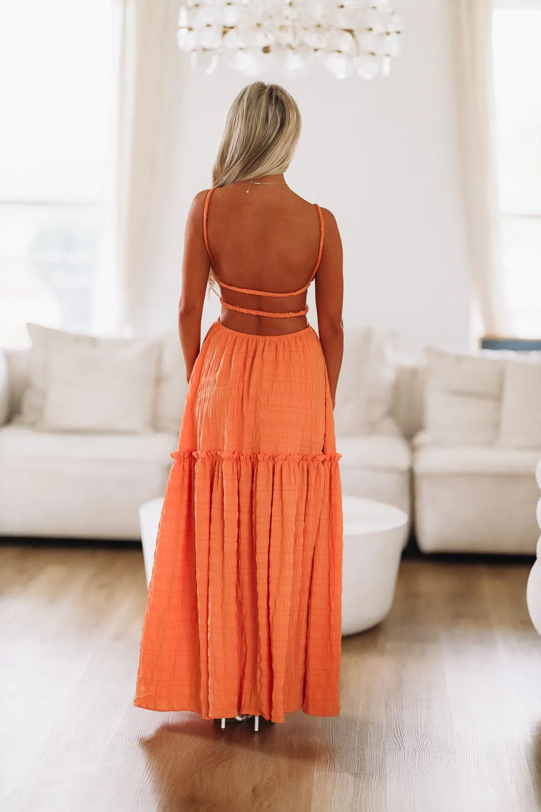 Summer Summer Time Maxi Dress - Orange sold by Hazel & Olive product image thumbnail 2