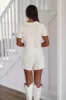 In Great Company Knit Romper - Cream sold by Hazel & Olive