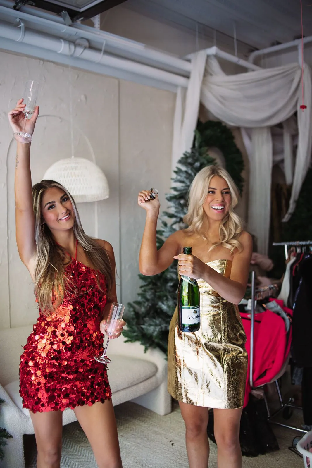 Pot Of Gold Mini Dress - Gold sold by Hazel & Olive product image thumbnail 2