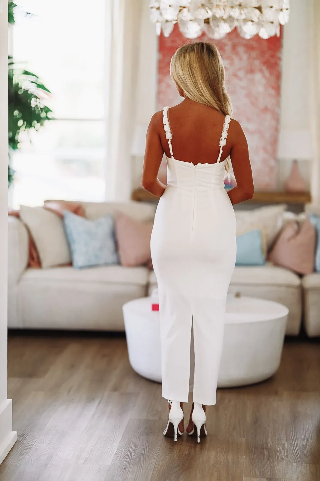 Cloud Nine Maxi Dress - White sold by Hazel & Olive product image thumbnail 2