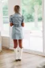 Everything Counts Denim Dress - Light Wash sold by Hazel & Olive