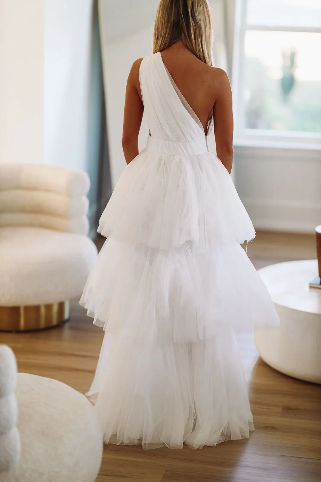 Dreaming of You Maxi Gown Dress - White sold by Hazel & Olive product image thumbnail 3