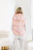 Floral Puffer Vest - Light Pink sold by Hazel & Olive