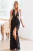 St Barts Bound Maxi Dress - Black sold by Hazel & Olive