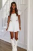 Escape the Ordinary Mini Skirt - White sold by Hazel & Olive