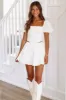 Escape the Ordinary Mini Skirt - White sold by Hazel & Olive