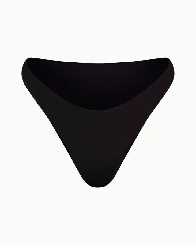 High Rise Bikini Bottom | Black sold by KHY