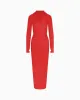 Smooth Stretch Ruched Maxi Dress | Cherry sold by KHY