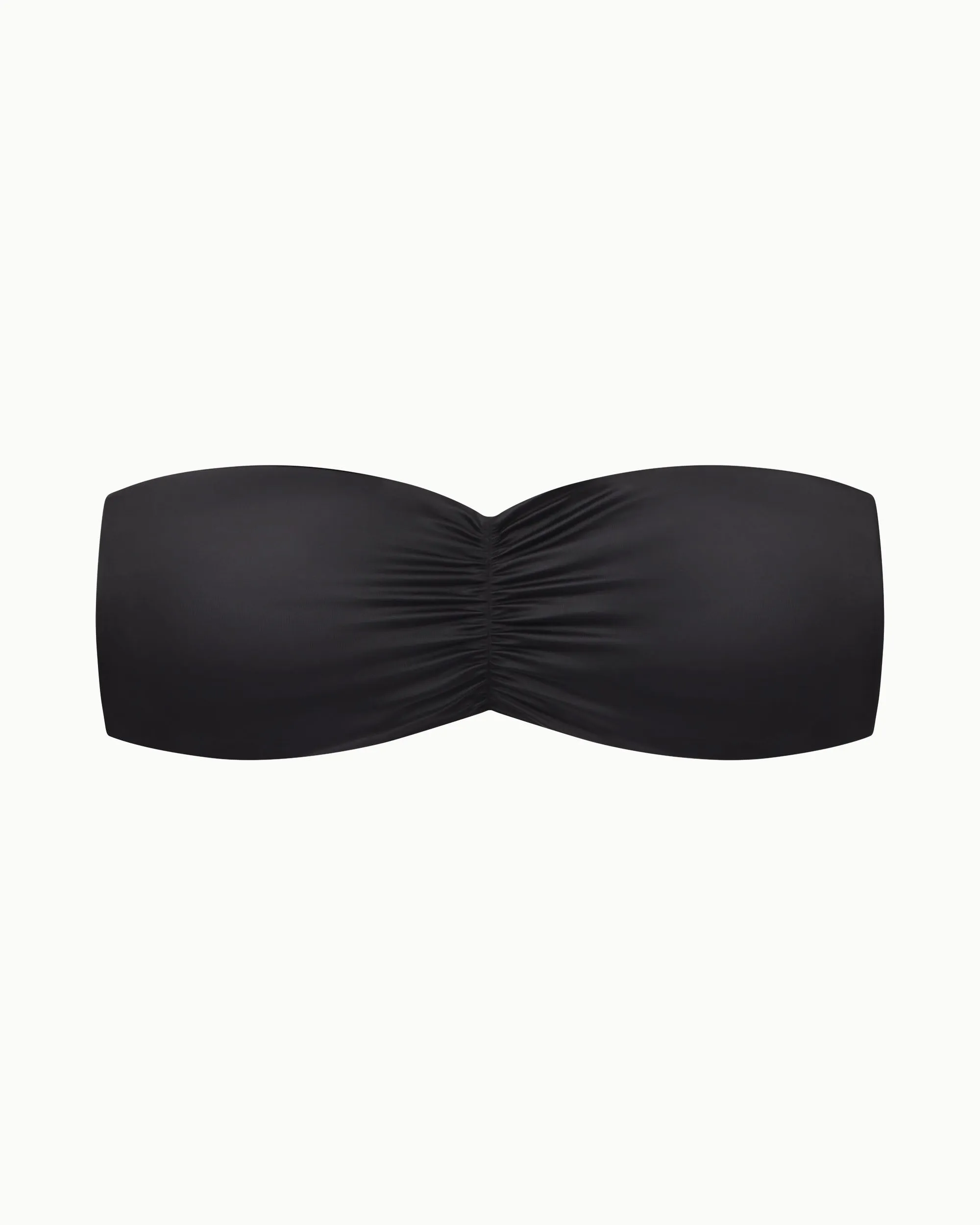 Ruched Bandeau Bikini Top | Black sold by KHY