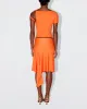 Sleek Stretch Asymmetrical Skirt | Papaya sold by KHY