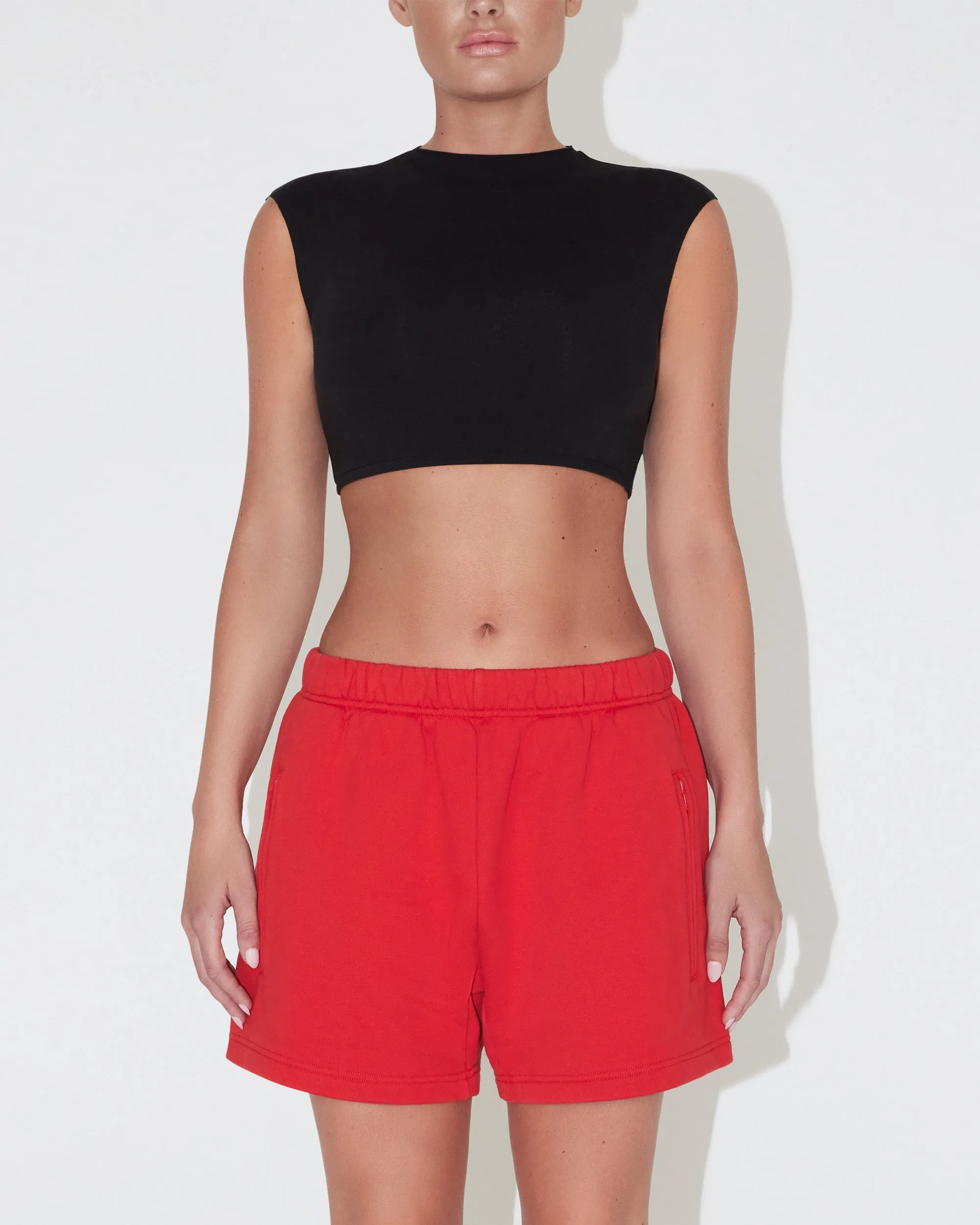 Fleece Short | Red sold by KHY product image thumbnail 3