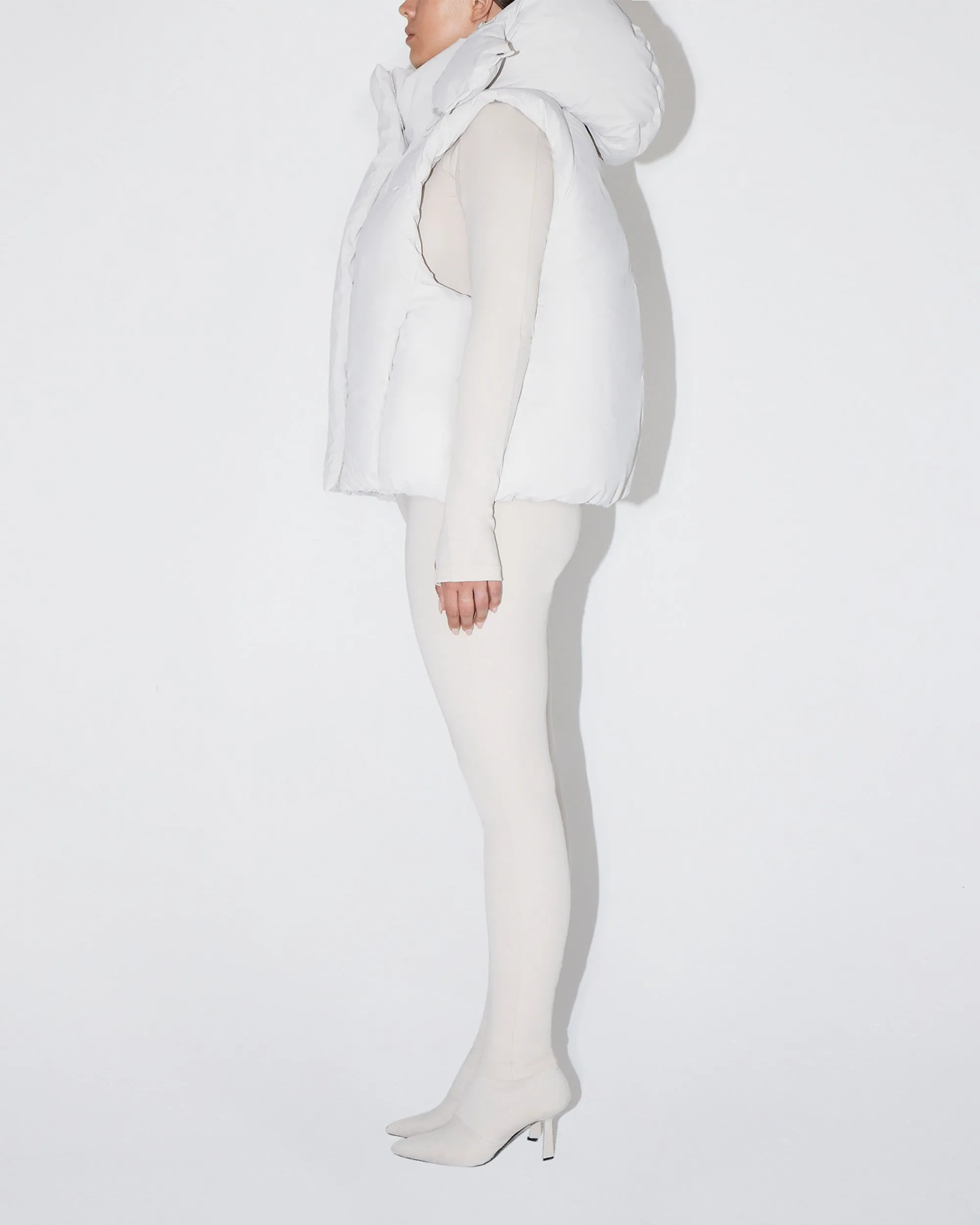 Puffer Vest | Stone sold by KHY product image thumbnail 3