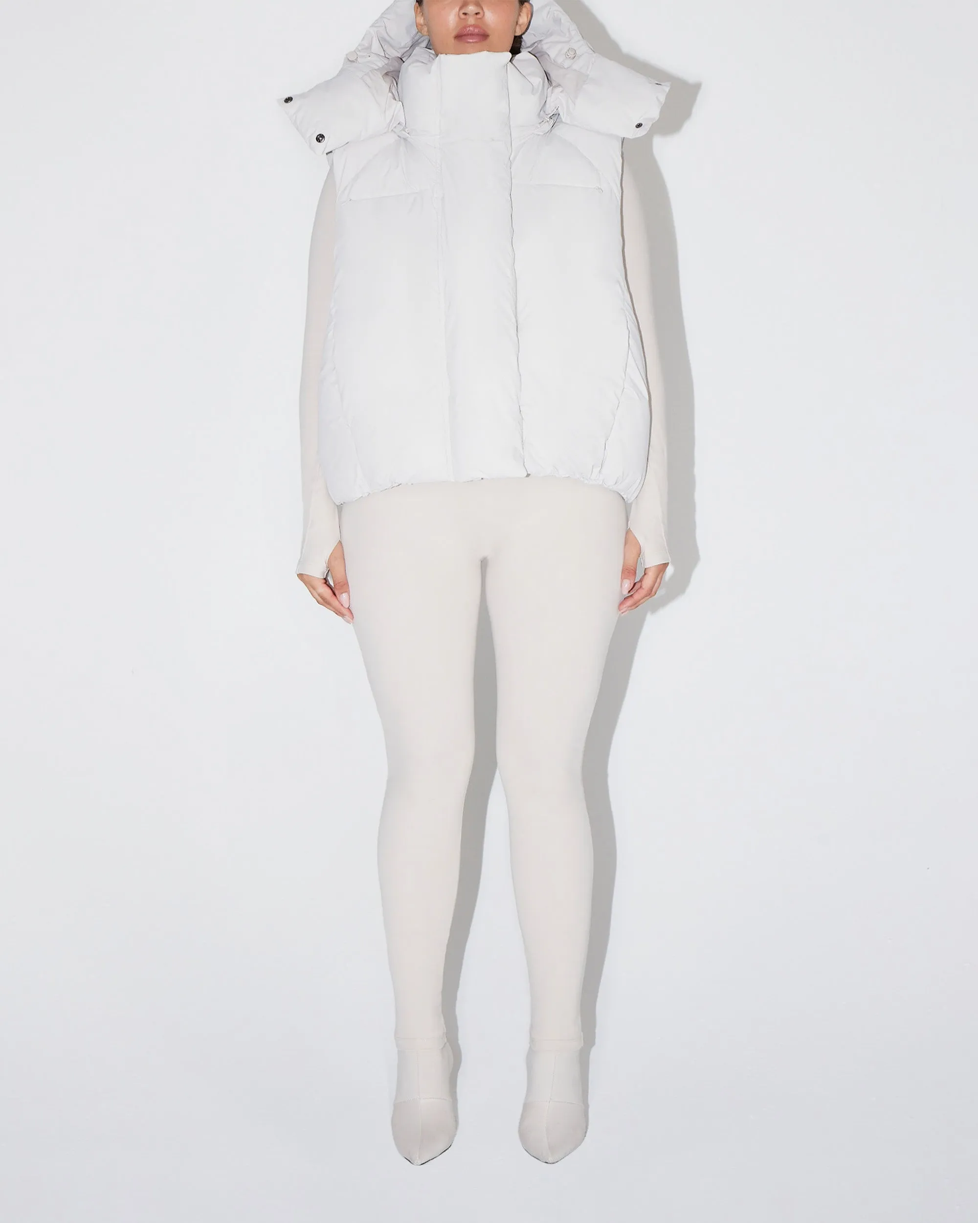 Puffer Vest | Stone sold by KHY product image thumbnail 2