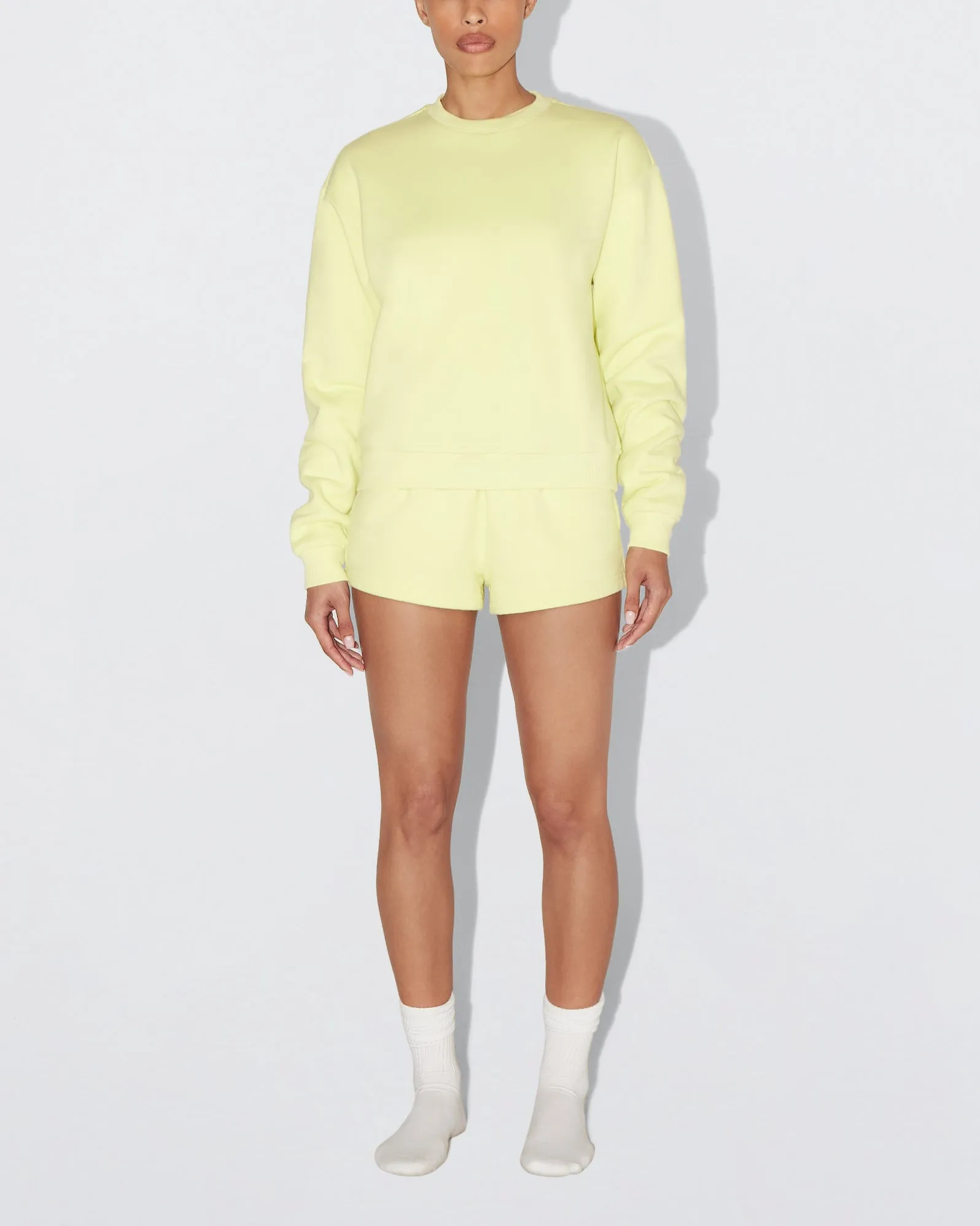 Fleece Crewneck | Limoncello sold by KHY product image thumbnail 2