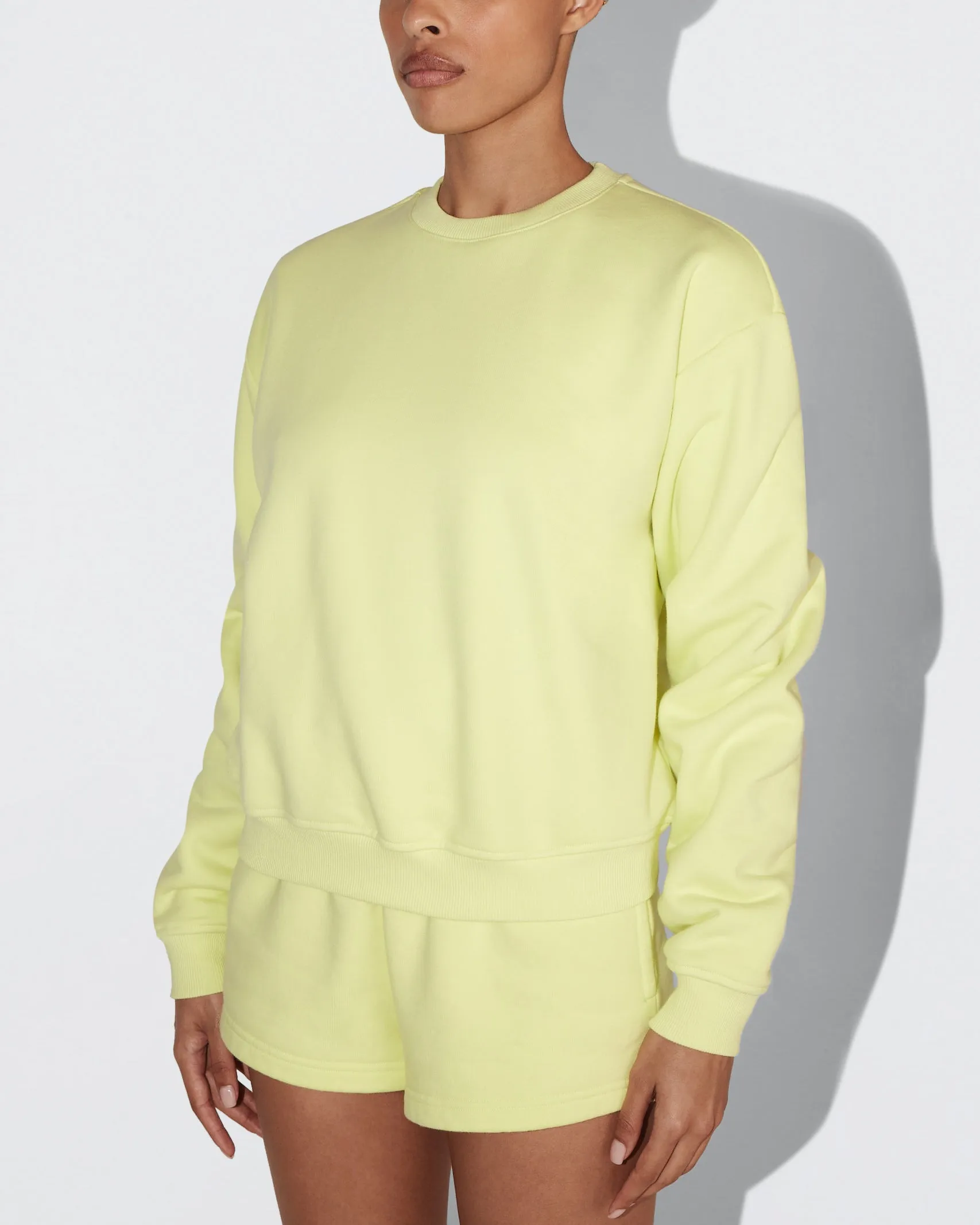 Fleece Crewneck | Limoncello sold by KHY product image thumbnail 5