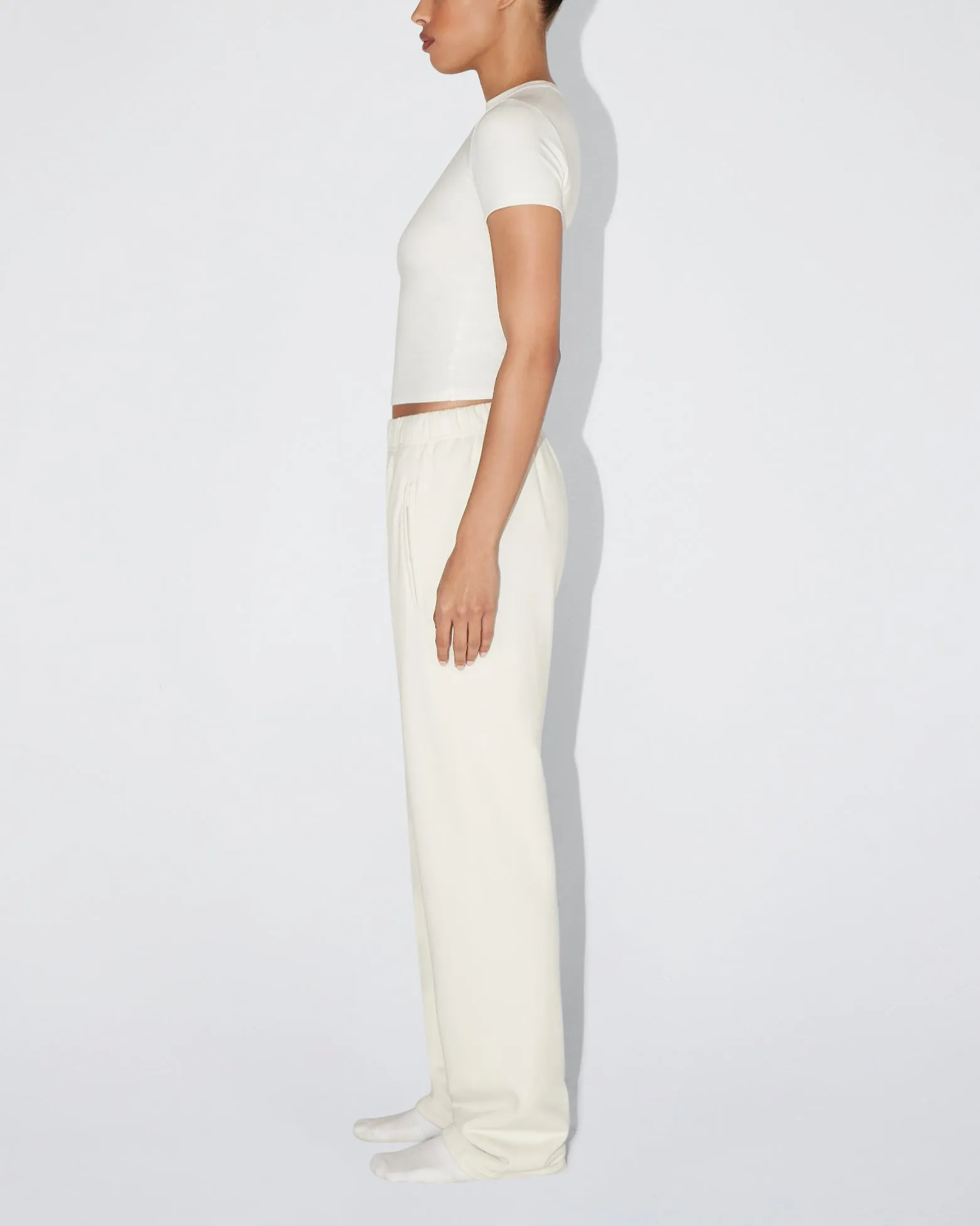 Mid Tee | Ecru sold by KHY product image thumbnail 3