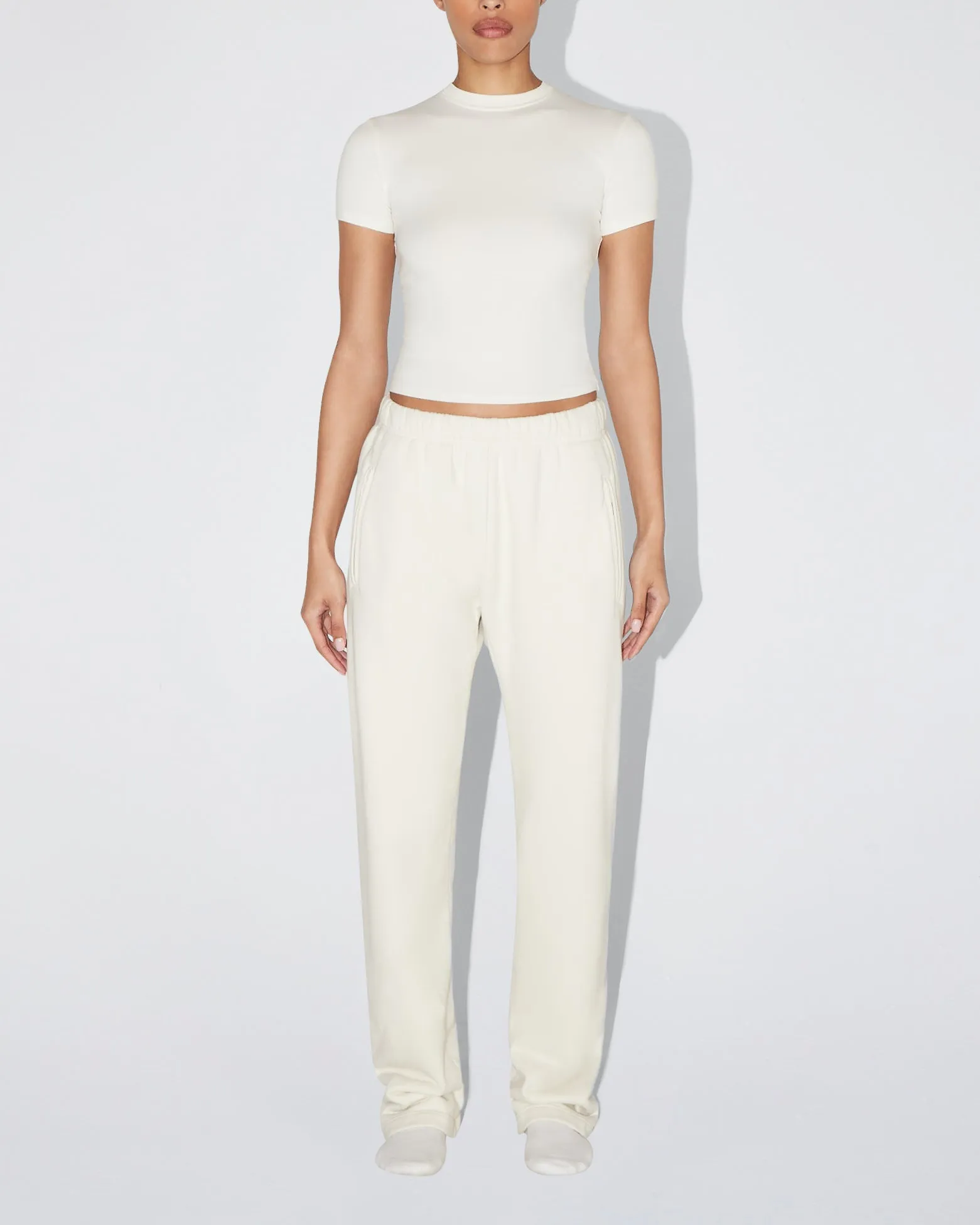 Mid Tee | Ecru sold by KHY product image thumbnail 2