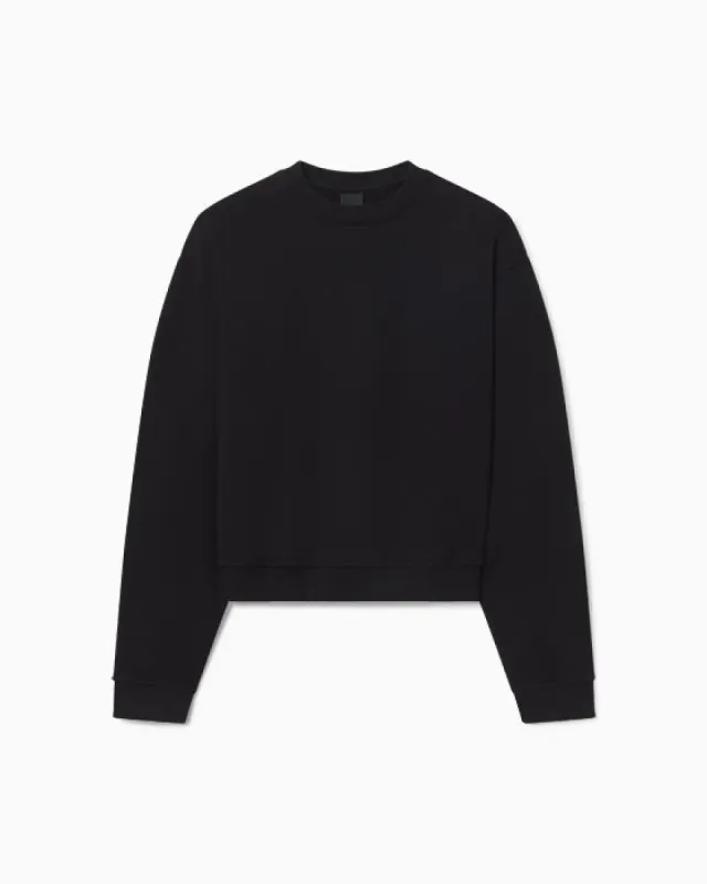 Fleece Crewneck | Black sold by KHY