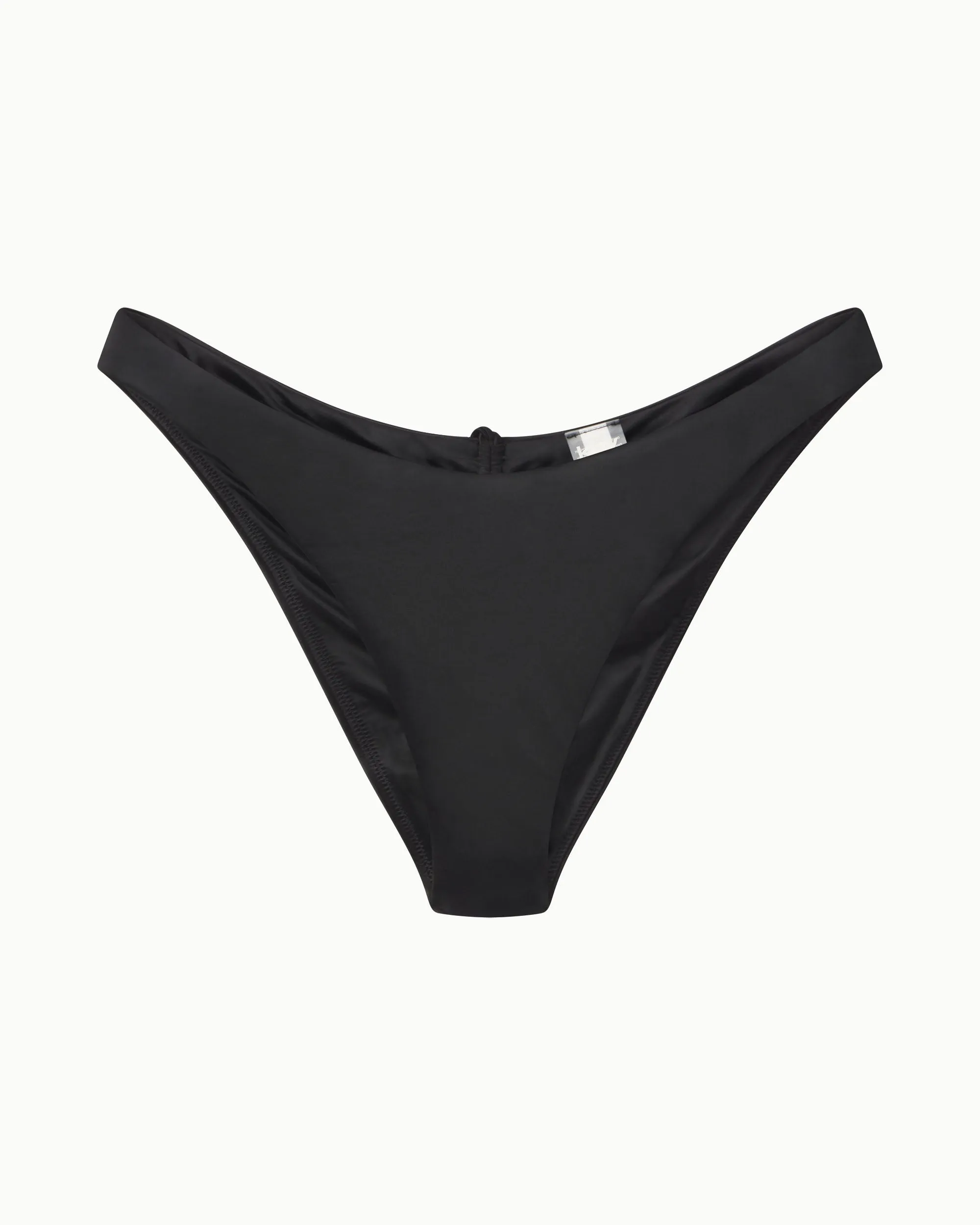Ruched Cheeky Bikini Bottom | Black sold by KHY