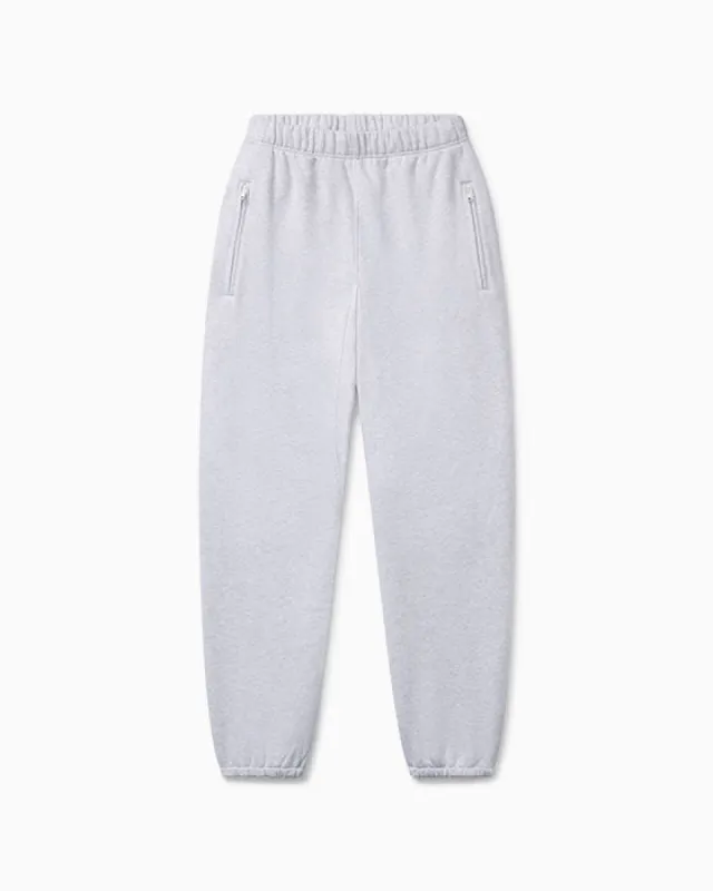 Fleece Boyfriend Jogger | Light Heather Grey sold by KHY