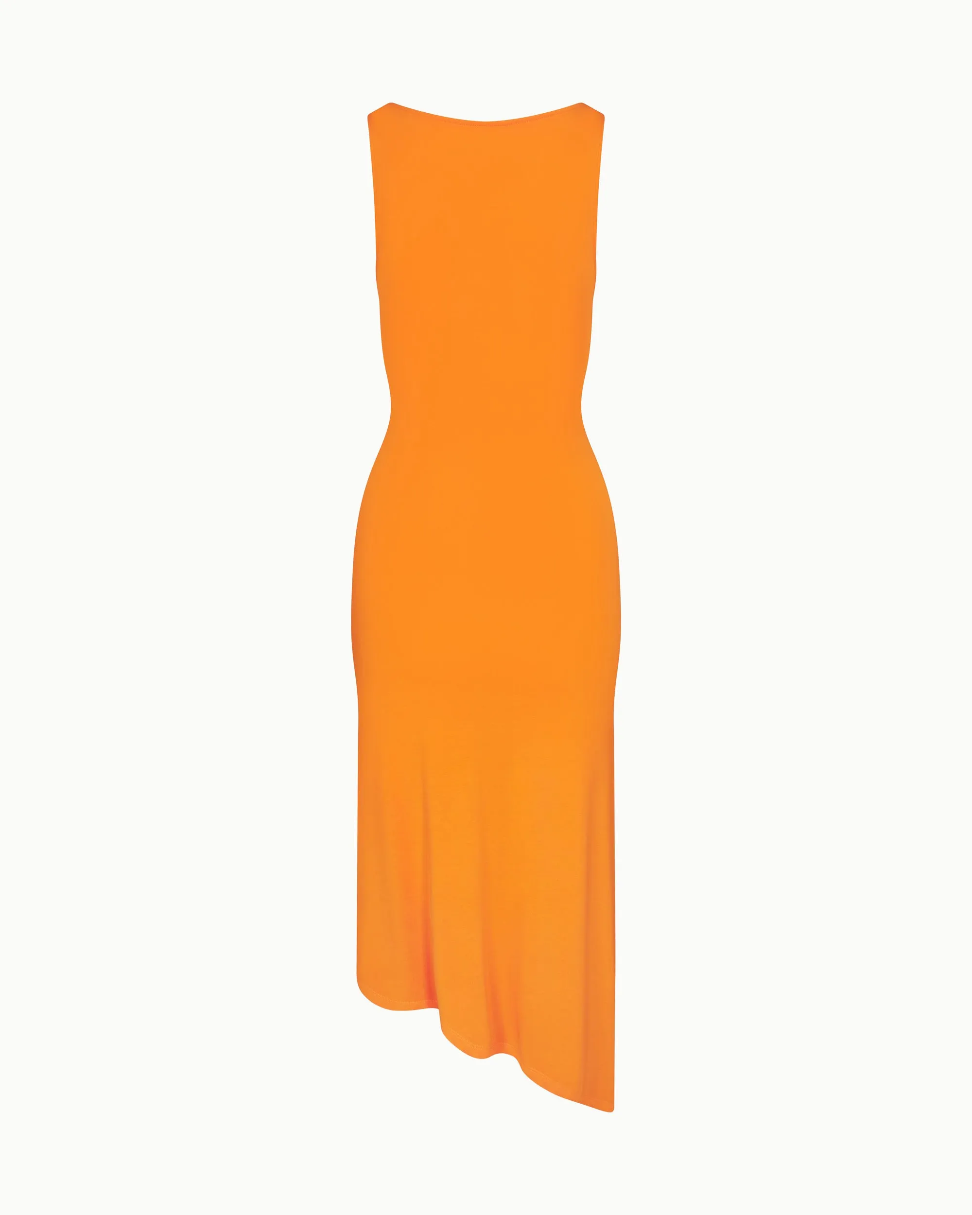 Soft Stretch Asymmetrical Midi Dress | Sunset sold by KHY product image thumbnail 5