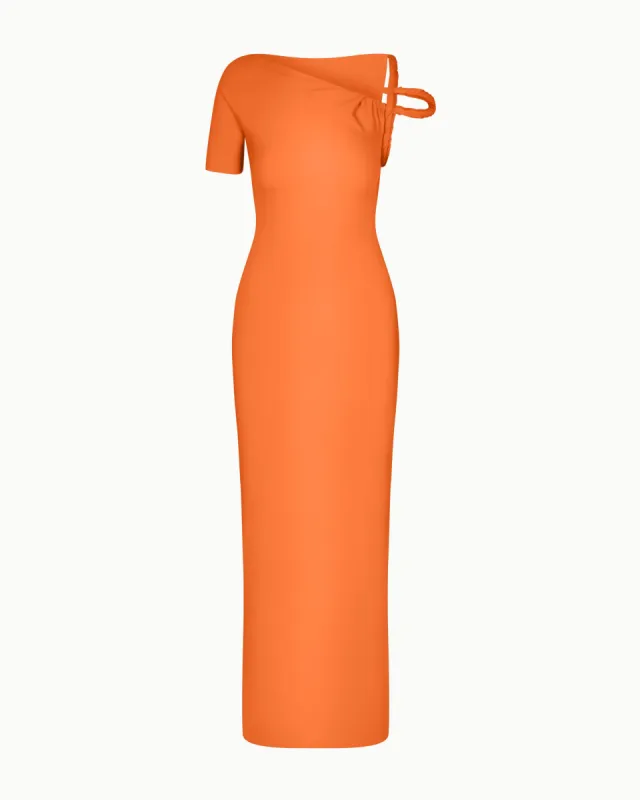 Sleek Stretch Twist Maxi Dress | Papaya sold by KHY