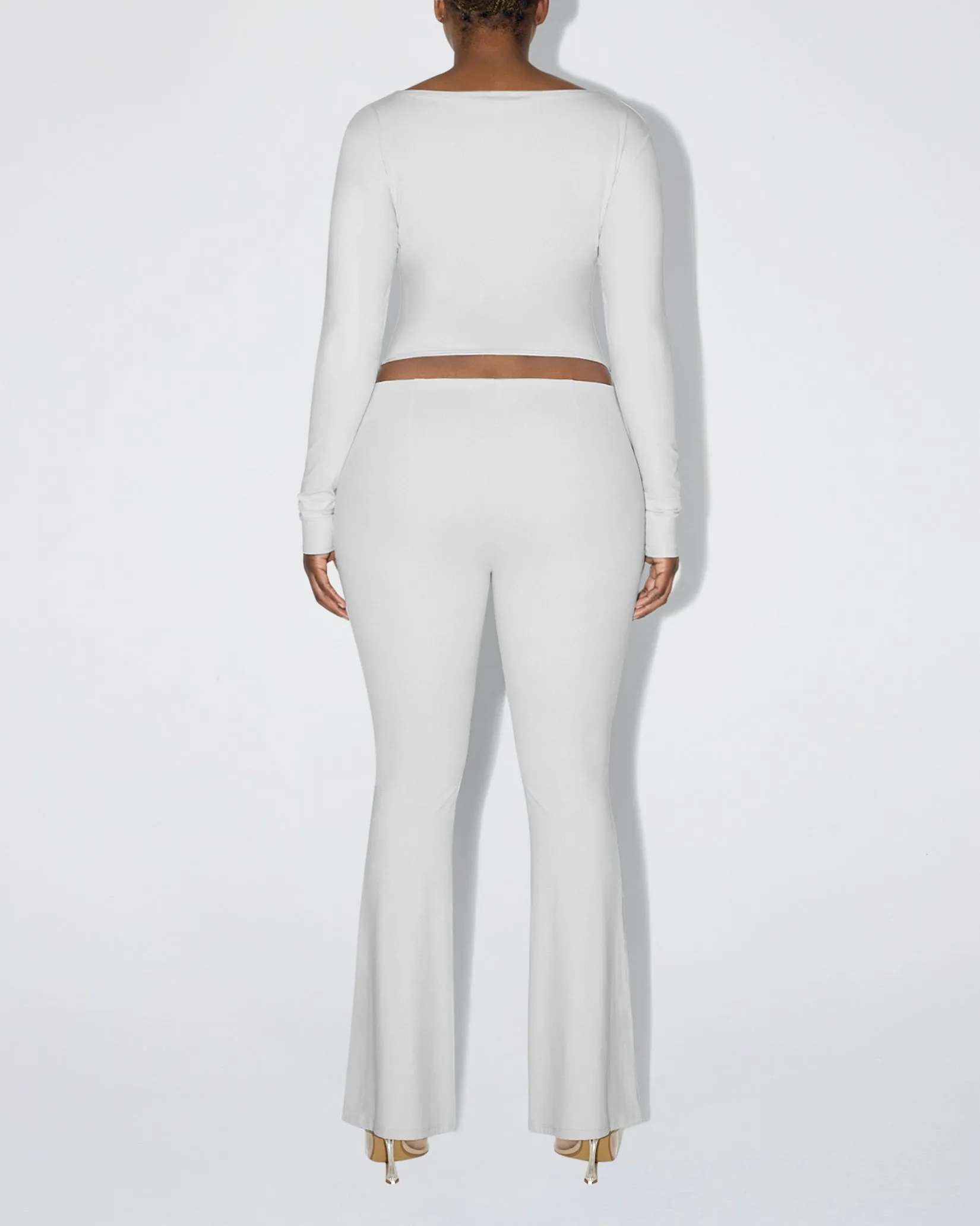 Smooth Stretch Low Rise Pant | Light Grey sold by KHY product image thumbnail 5