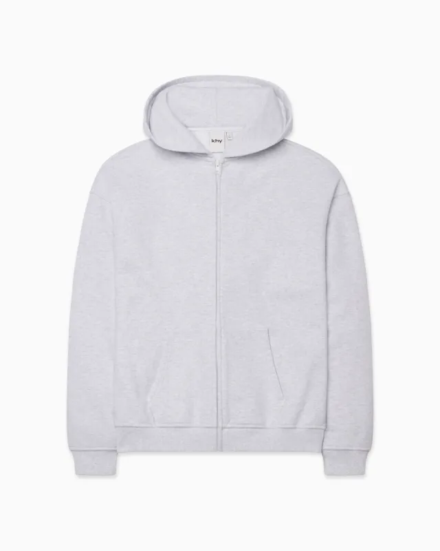 SHOOTING HOUSE ZIP HOODIE LIGHT GREY | Parallel