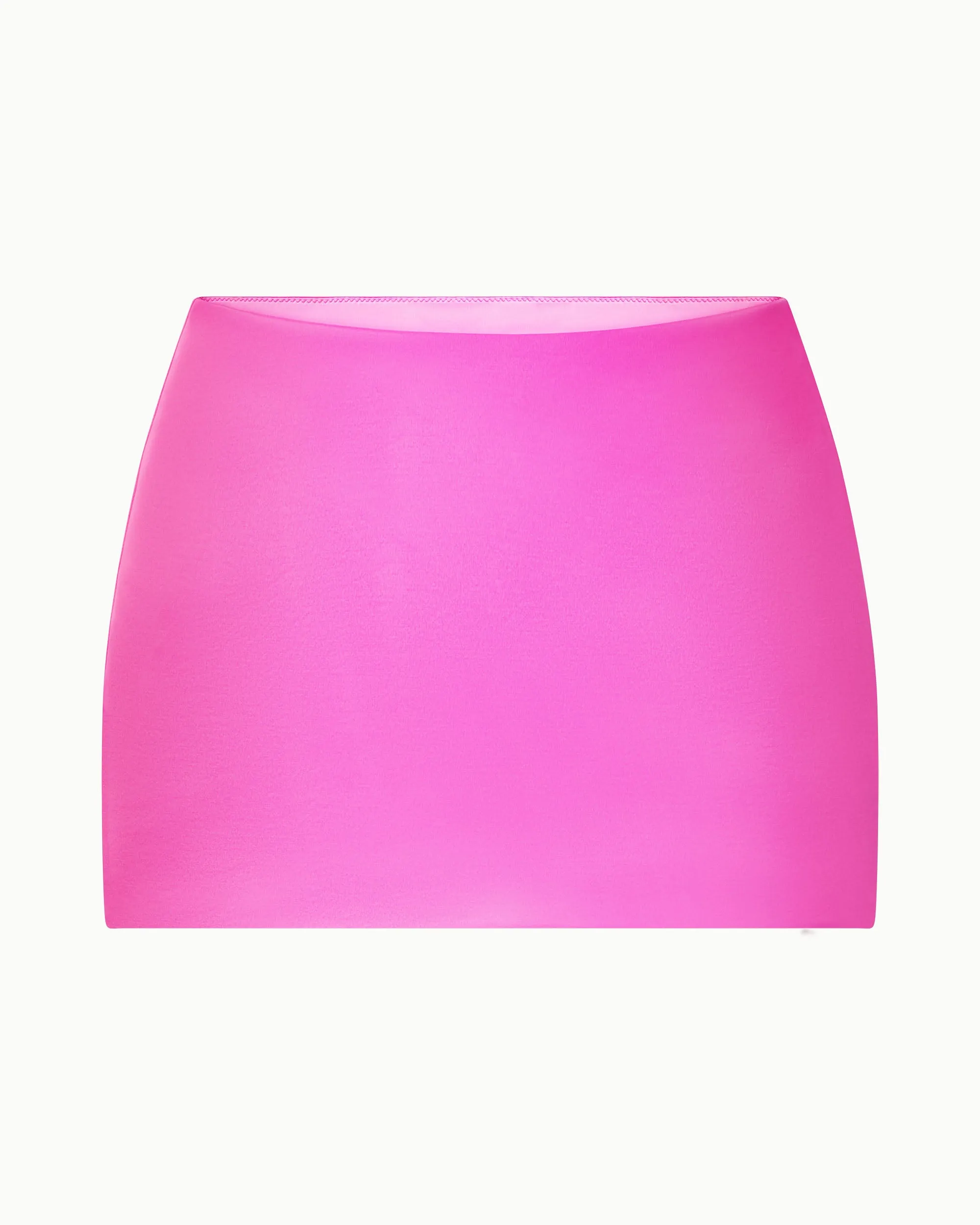 Satin Ultra Mini Swim Skirt | Candy Pink sold by KHY