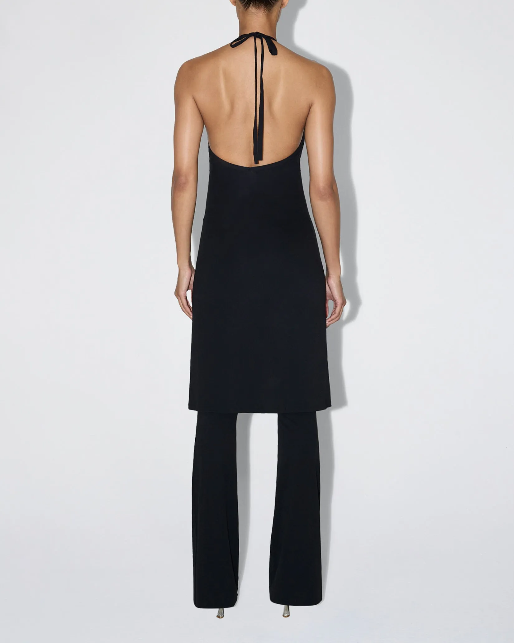 Smooth Stretch Halter Tunic | Black sold by KHY product image thumbnail 5