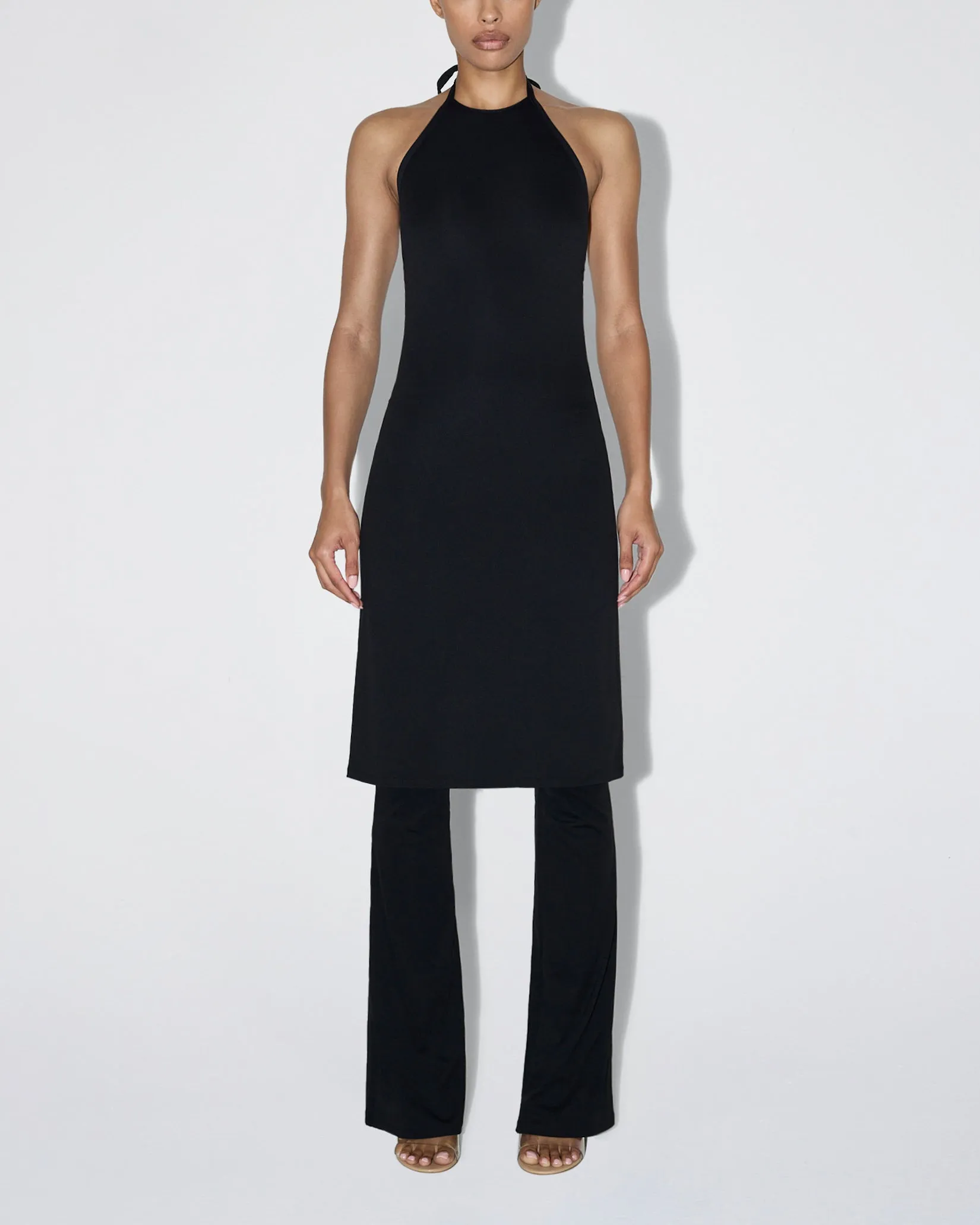 Smooth Stretch Halter Tunic | Black sold by KHY product image thumbnail 2