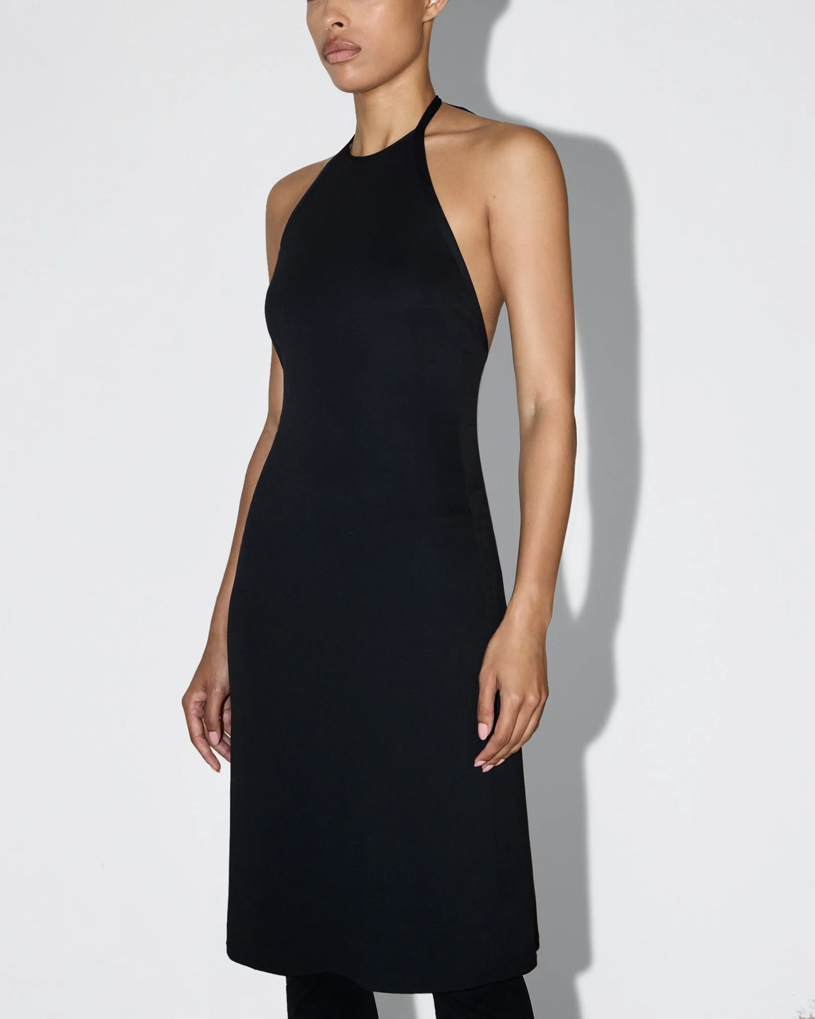 Smooth Stretch Halter Tunic | Black sold by KHY product image thumbnail 3