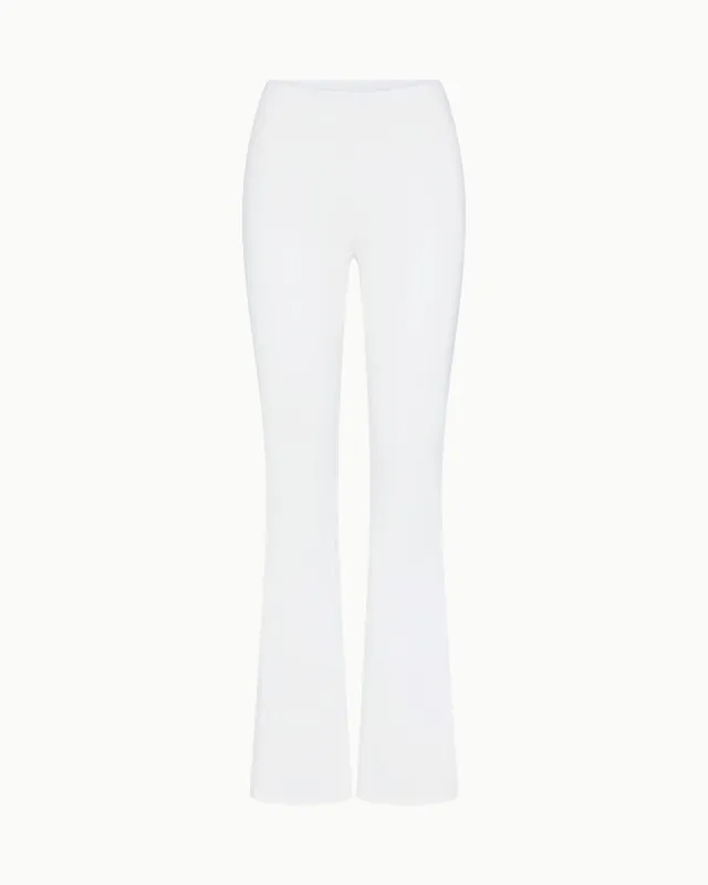 Soft Stretch Low Rise Pant | Pearl White sold by KHY