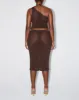 Mesh Midi Skirt | Chocolate sold by KHY