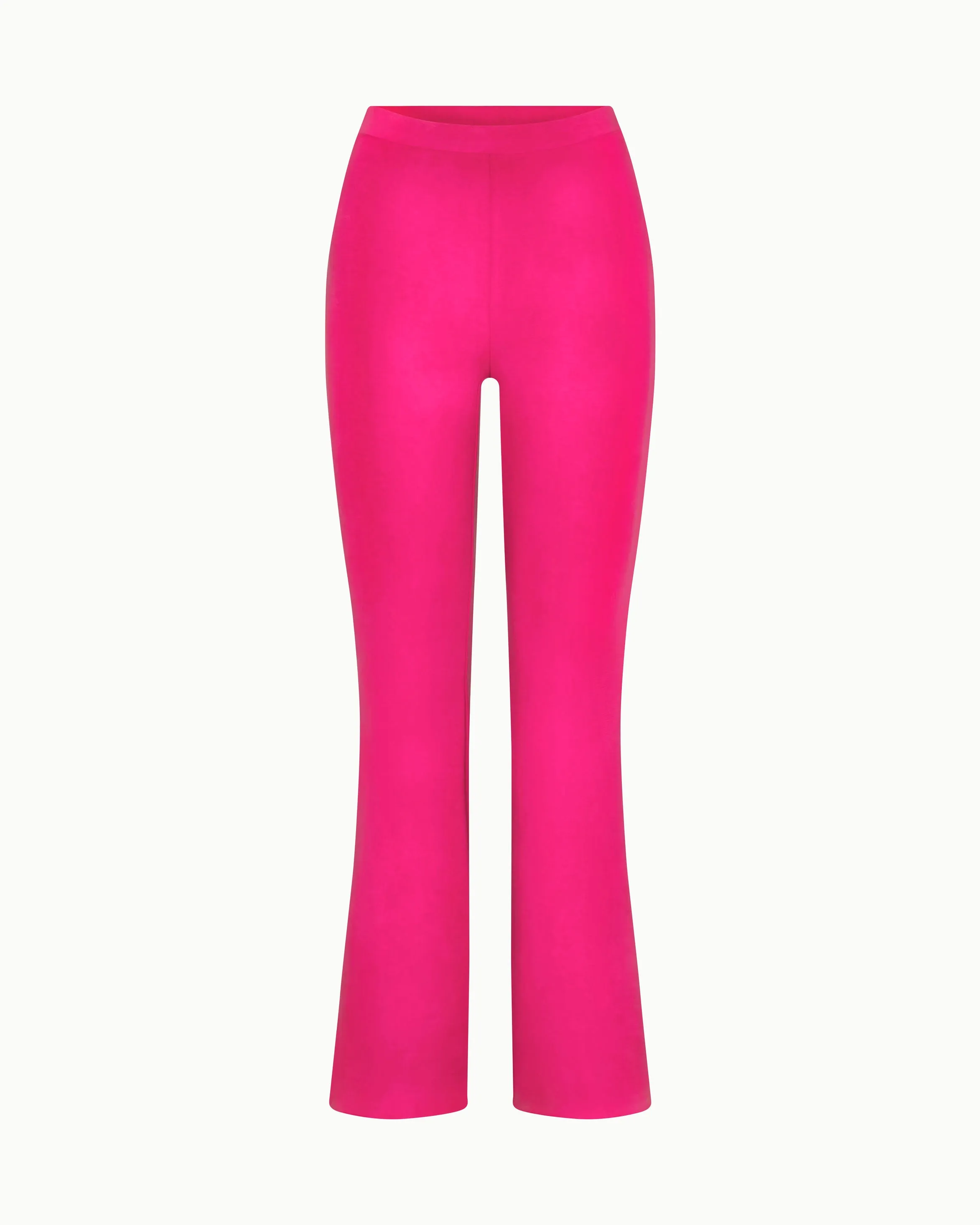 Sueded Stretch Low Rise Pant | Fuchsia sold by KHY