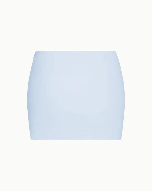 Poplin Micro Mini Skirt | Ice Blue sold by KHY