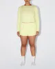 Long Sleeve Ribbed Tee | Limoncello sold by KHY