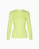 Long Sleeve Ribbed Tee | Limoncello sold by KHY