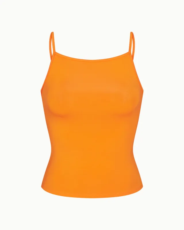 Soft Stretch High Neck Tank | Sunset sold by KHY
