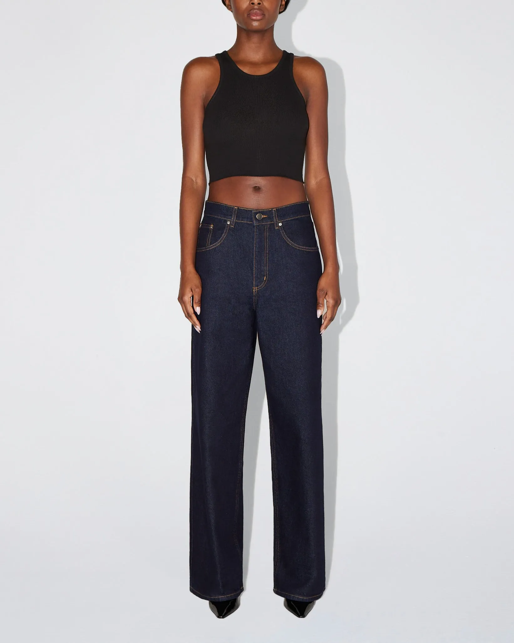 Classic Low Rise Denim | Dark Wash sold by KHY product image thumbnail 2